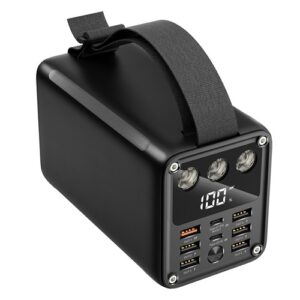 پاوربانک گرین لاین مدل gnmpb60kbk power major ظرفیت 60000 میلی آمپر ساعت مشکی