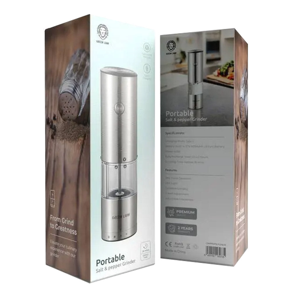 آسیاب نمک و فلفل اتومات شارژی گرینPortable salt pepper grinder