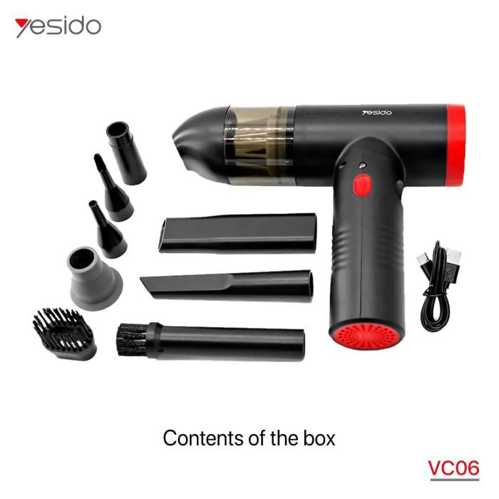 جارو شارژی و گردگیر بی سیم یسیدو Yesido Duster Vacuum VC06