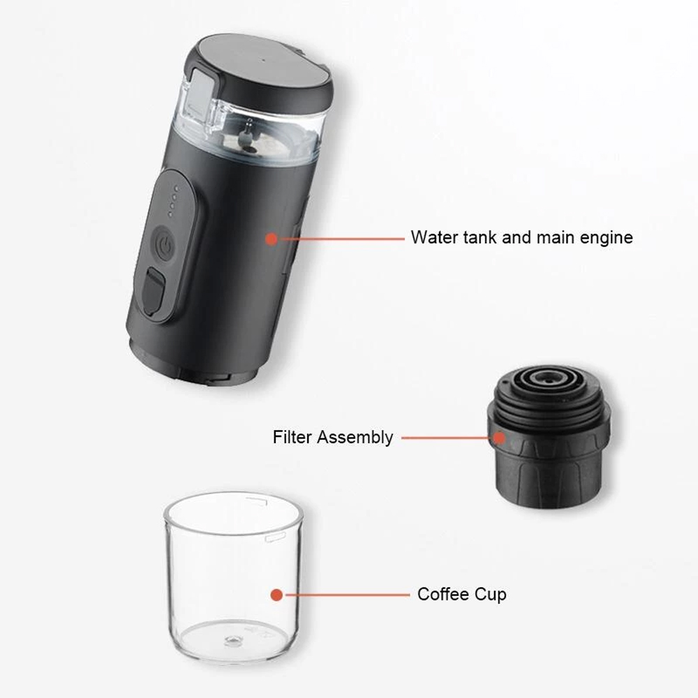 مینی اسپرسو ساز شارژی قابل حمل مدل Mini Espresso CF-1801BGC