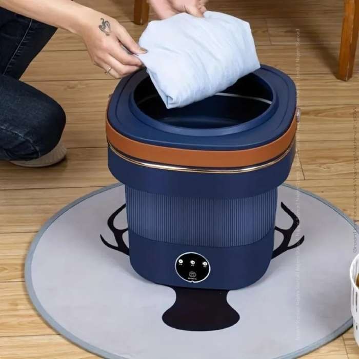 ماشین لباسشویی ۹ لیتری گرین لاین تاشو و قابل حمل