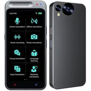دستگاه مترجم صوتی 138 زبانه دو طرفه هوشمند مدل ai translator z6 agkupel z6